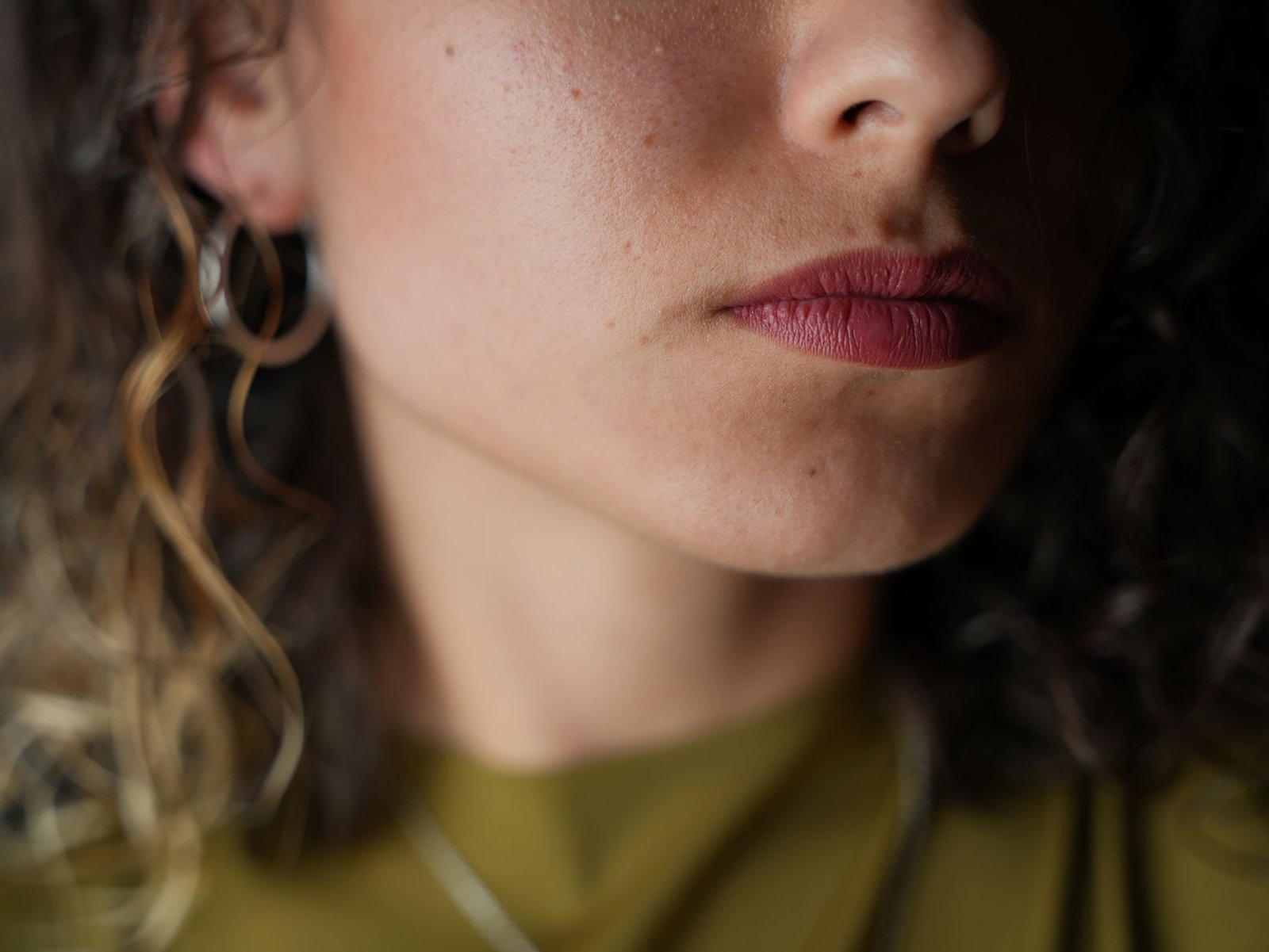 Natural microbladed eyebrow result, close-up